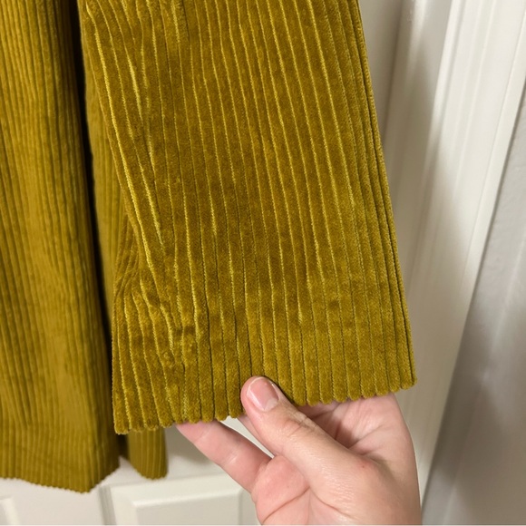 Missoni For Target Ochre Yellow Corduroy Trench Coat Jacket Size M - Picture 12 of 12